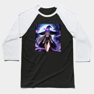 Spellcaster Witch Baseball T-Shirt